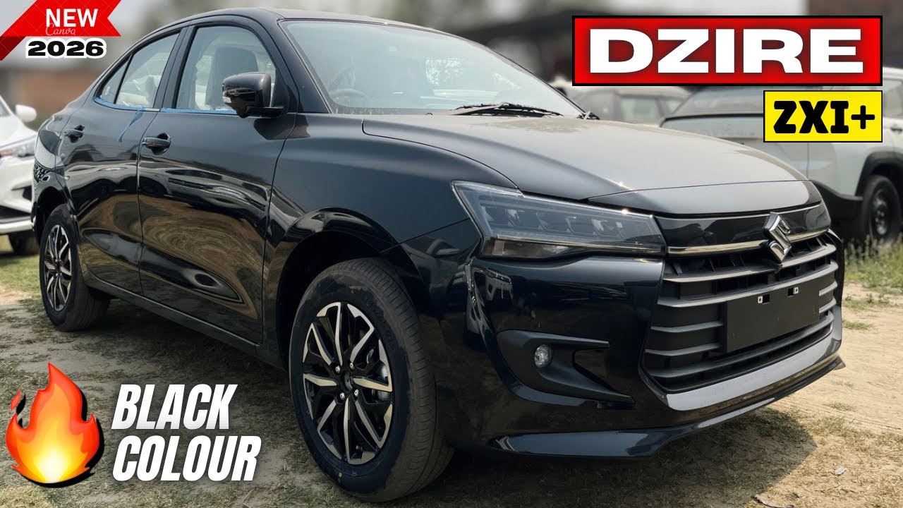 ₹8.86 L Only /- 🔥 Black Colour 🖤 Maruti Suzuki Dzire Zxi Plus 2026