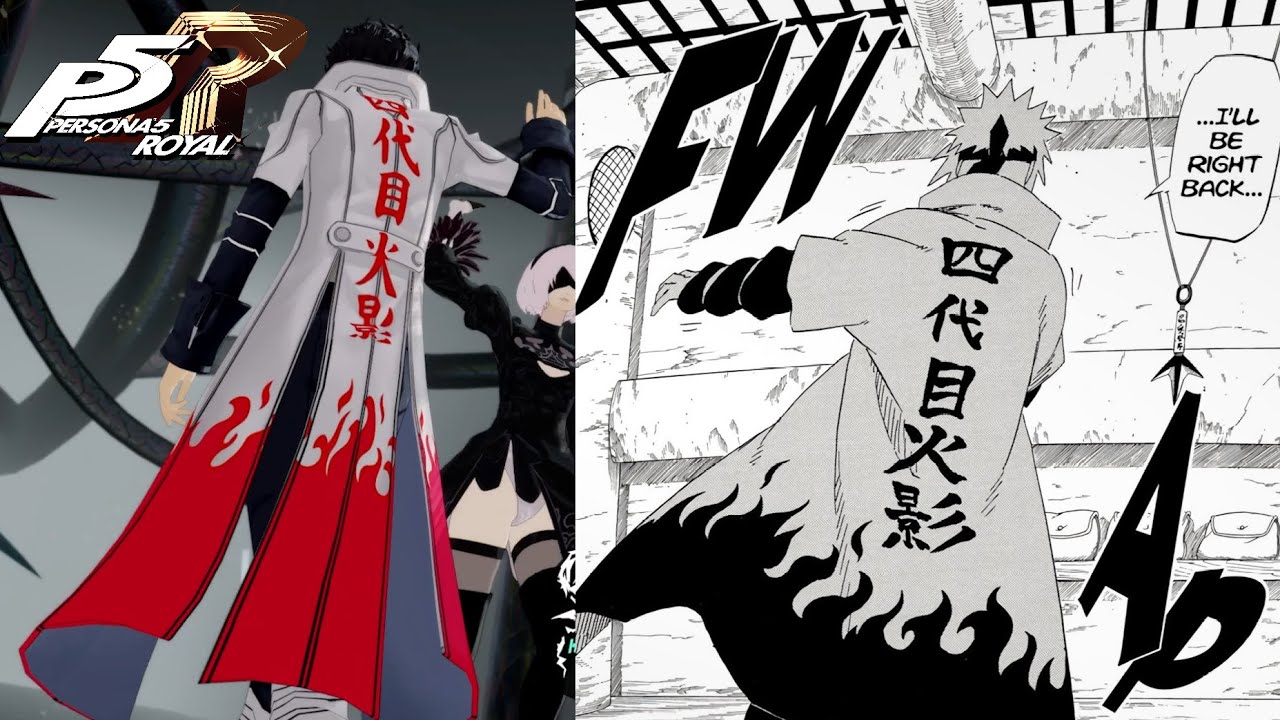 Кто-то перенес костюм 4-го Хокаге из Наруто в Persona 5 Royal!?