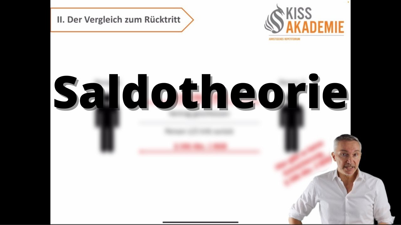 Die Saldotheorie - Bereicherungsrecht