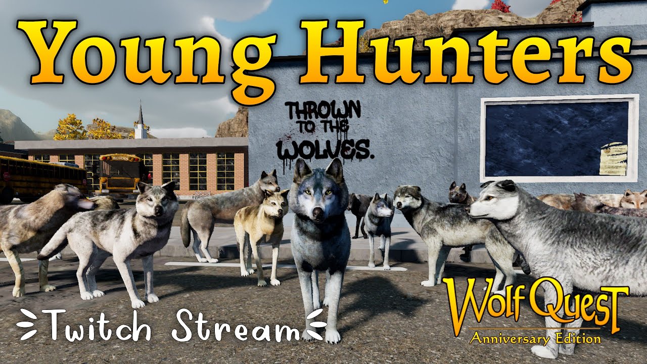 Наша самая большая стая волков! 🐺 Эхо и стая «Затерянная река» WolfQuest Saga #19 (трансляция 17....