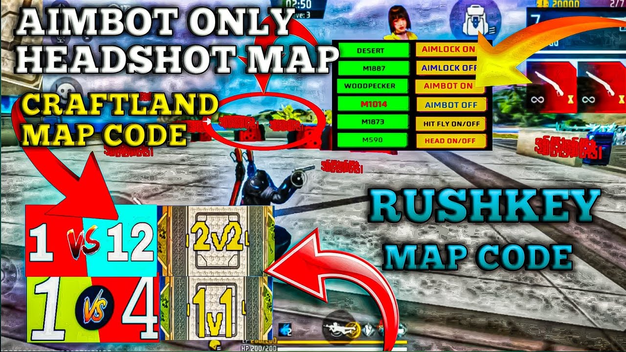 PLAY WITH ANIME CHARACTERS 🔥 DUO COUPLE DANCE MAP PASSWORD | 1V1, 2V2, 1V4 ONETAP MAP PASSWORD 
