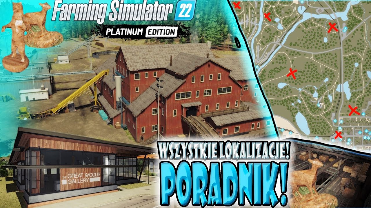 LOKALIZACJE ZNAJDZIEK na DLC PLATINUM 👨&zwj;🌾 [PORADNIK] Silverrun Forest☆ Farming Simulator 22 [PC]🔥