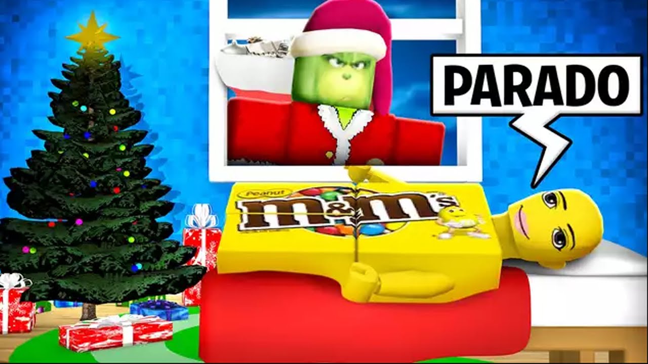 ET DOIDO SALVOU O NATAL! Roblox Grinch Story