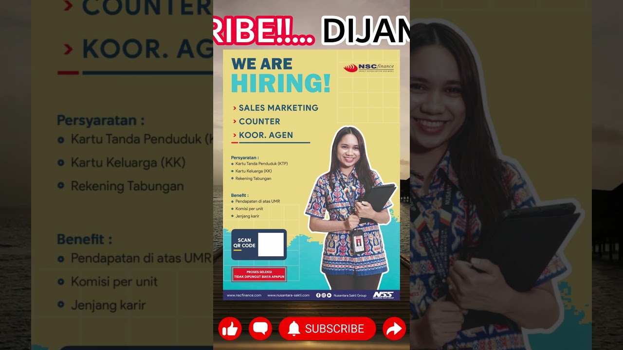 LOWONGAN KERJA TERBARU DI PT Nusantara Sakti Group #lowonganpekerjaan #lowongan #job