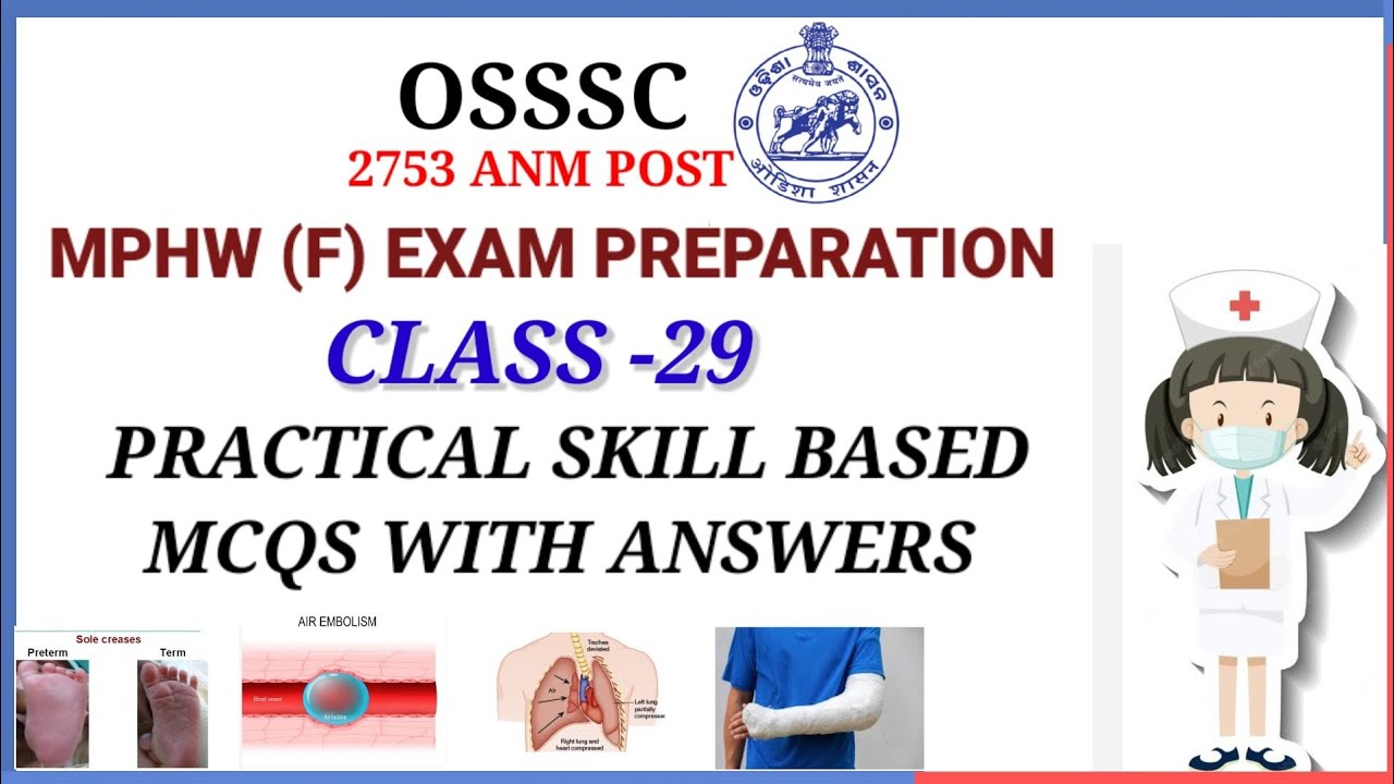 Practical Skill Based Mcqs With Answers/Mphw (F)Examination Preparation/