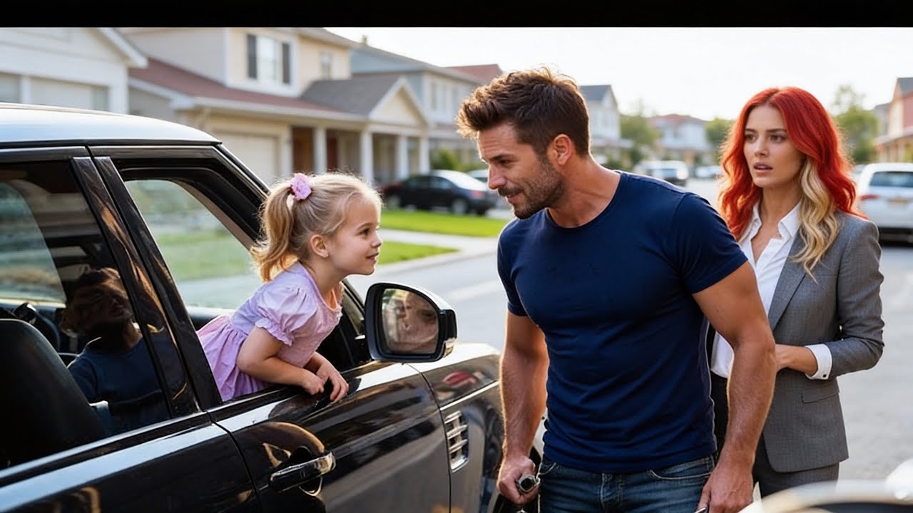 Single-Dad repariert Auto gratis – Mädchen im Auto flüstert: „Sie ist meine Mom… Bitte heirate sie“