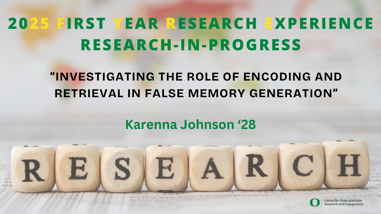 Investigating the Role of Encoding and Retrieval in False Memory Generation