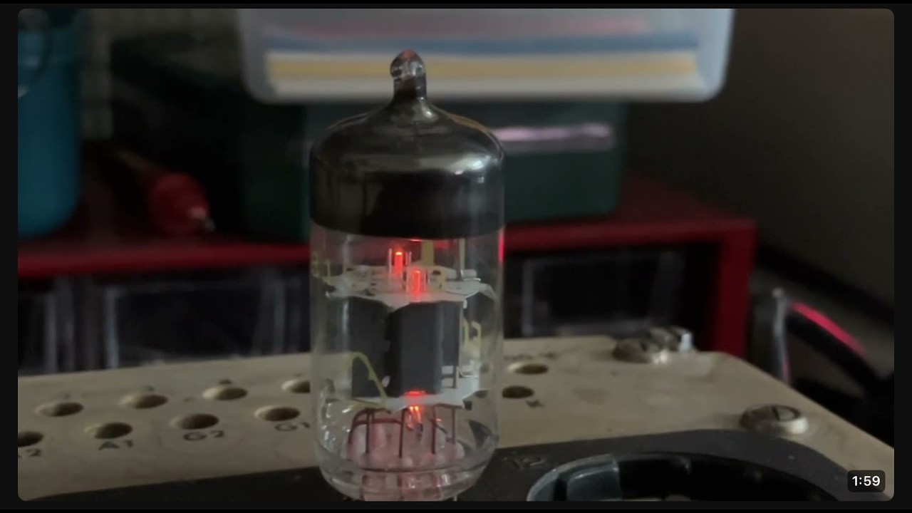 Example of vacuum tube measurement (ECC83) for quick diagnostics with Tesla BM215 A Shorter ver.1.0