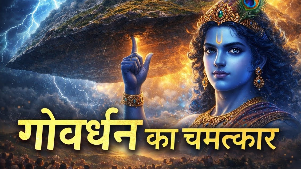 The Miracle of Govardhan | Krishna’s Greatest Leela | AI Short Hindu Mythology Epic Story