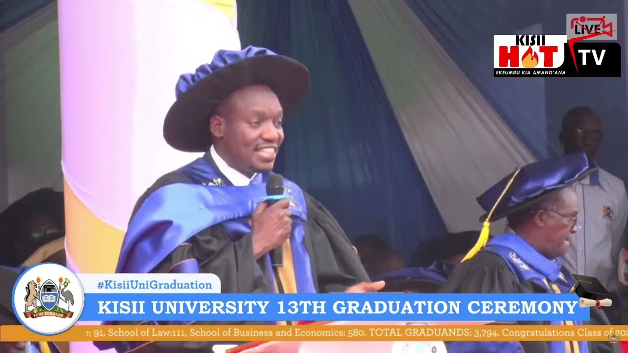 LISTEN TO H.E SIMBA ARATI'S POWERFUL LECTURE TO KISII UNIVERSITY GRADUANTS.