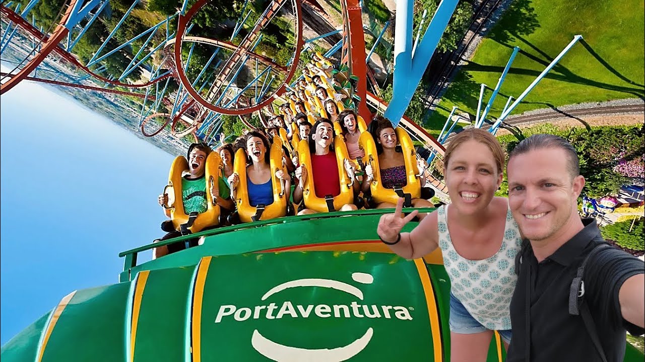 PORT AVENTURA 2025: Así son todas sus ATRACCIONES en 1 día y probamos sus 7 montañas rusas (España)