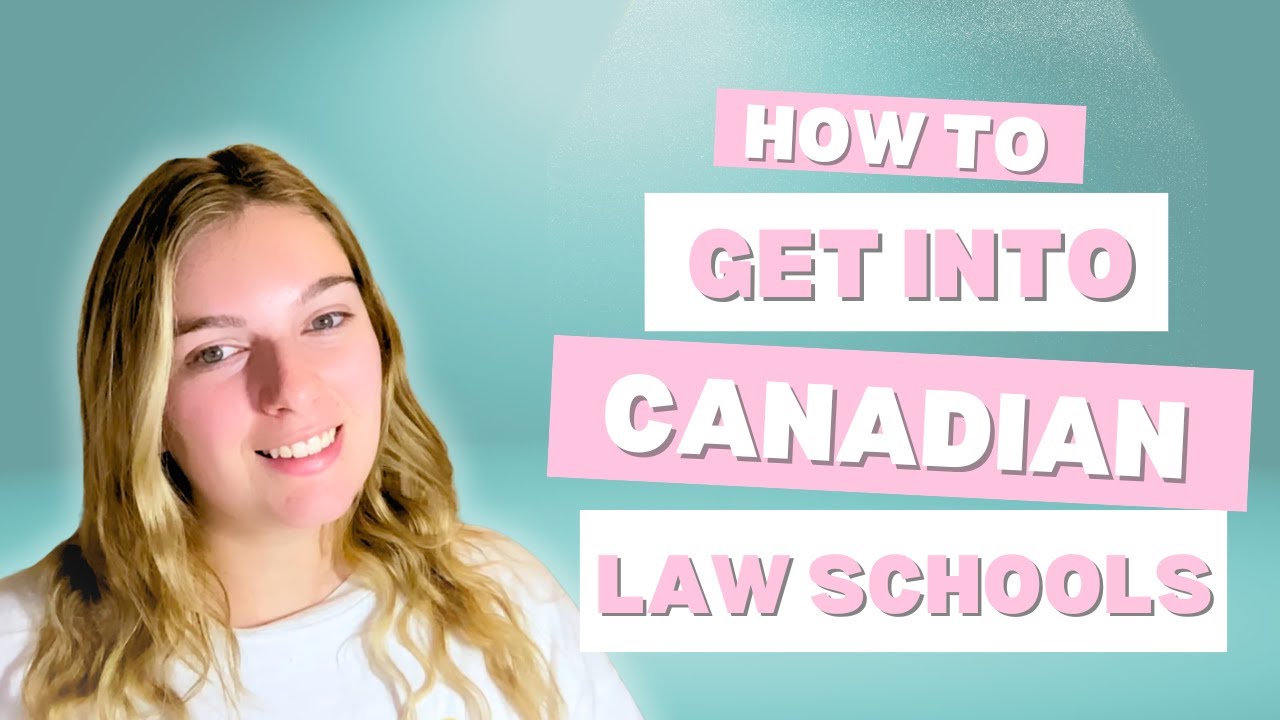 HOW TO Get Into LAW SCHOOL in CANADA (without a 4.0 GPA!!)