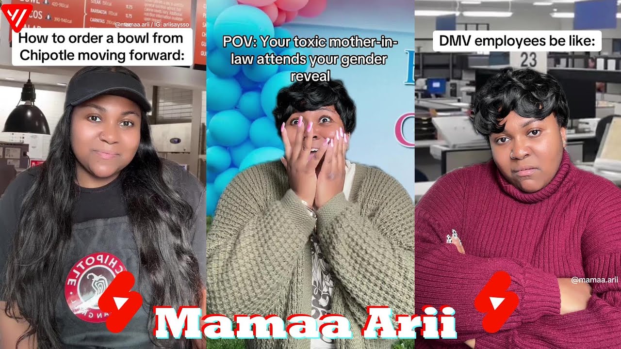 *1 Hour* Funny Mamaa Arii Shorts 2024 | Best Mamaa Ari POV Videos 2024