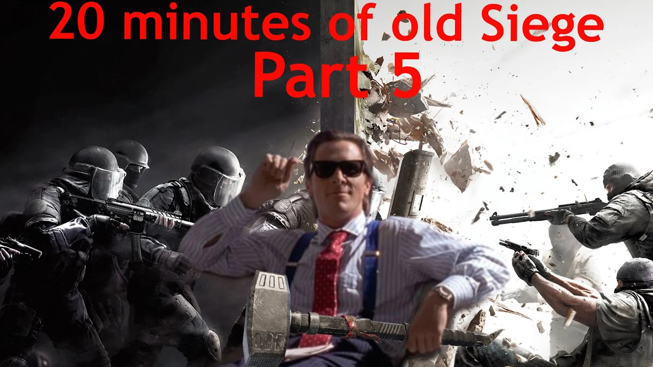 About 20 minutes of things you forgot about old Rainbow Six Siege narrated by Patrick Bateman Part 5