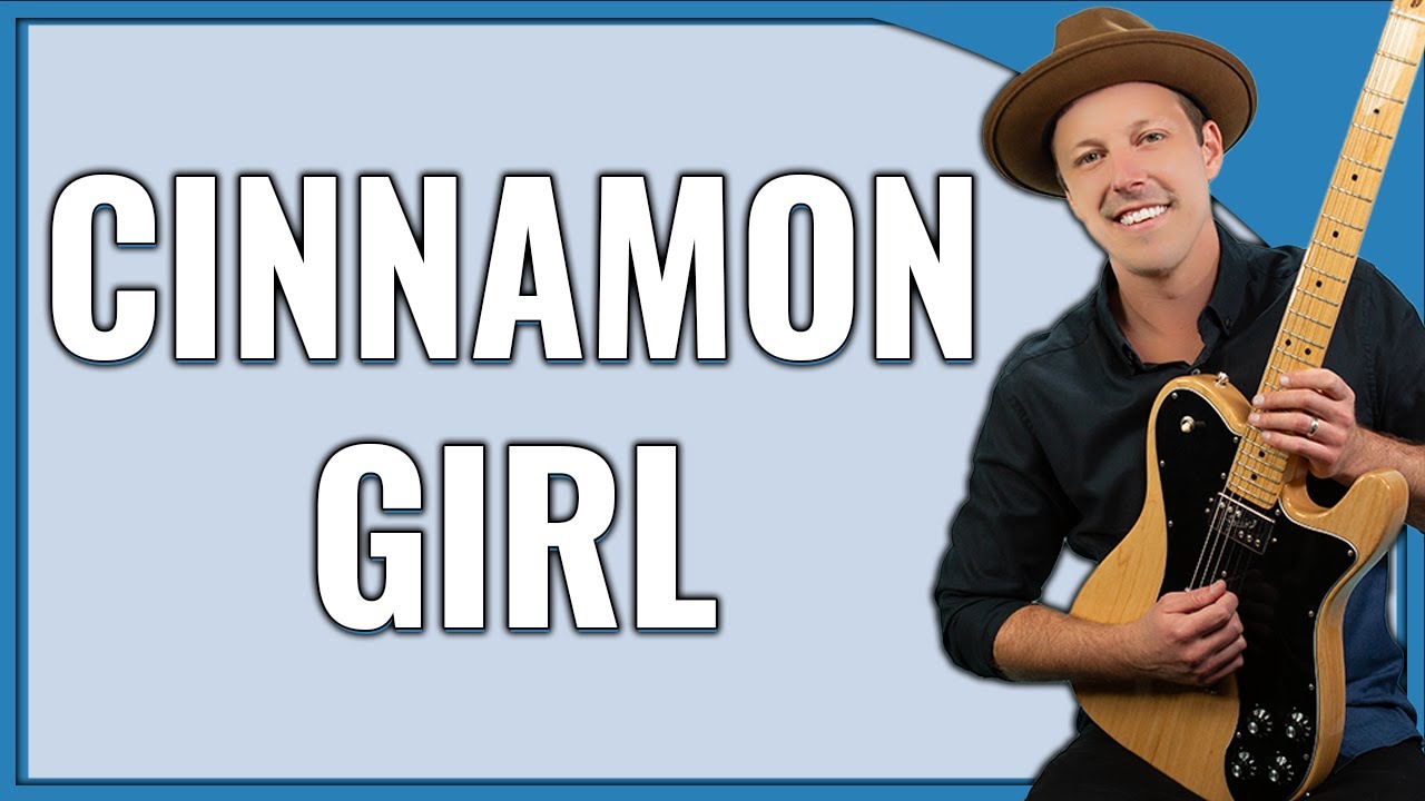 Урок игры на гитаре от Cinnamon Girl от Нила Янга + обучающее видео