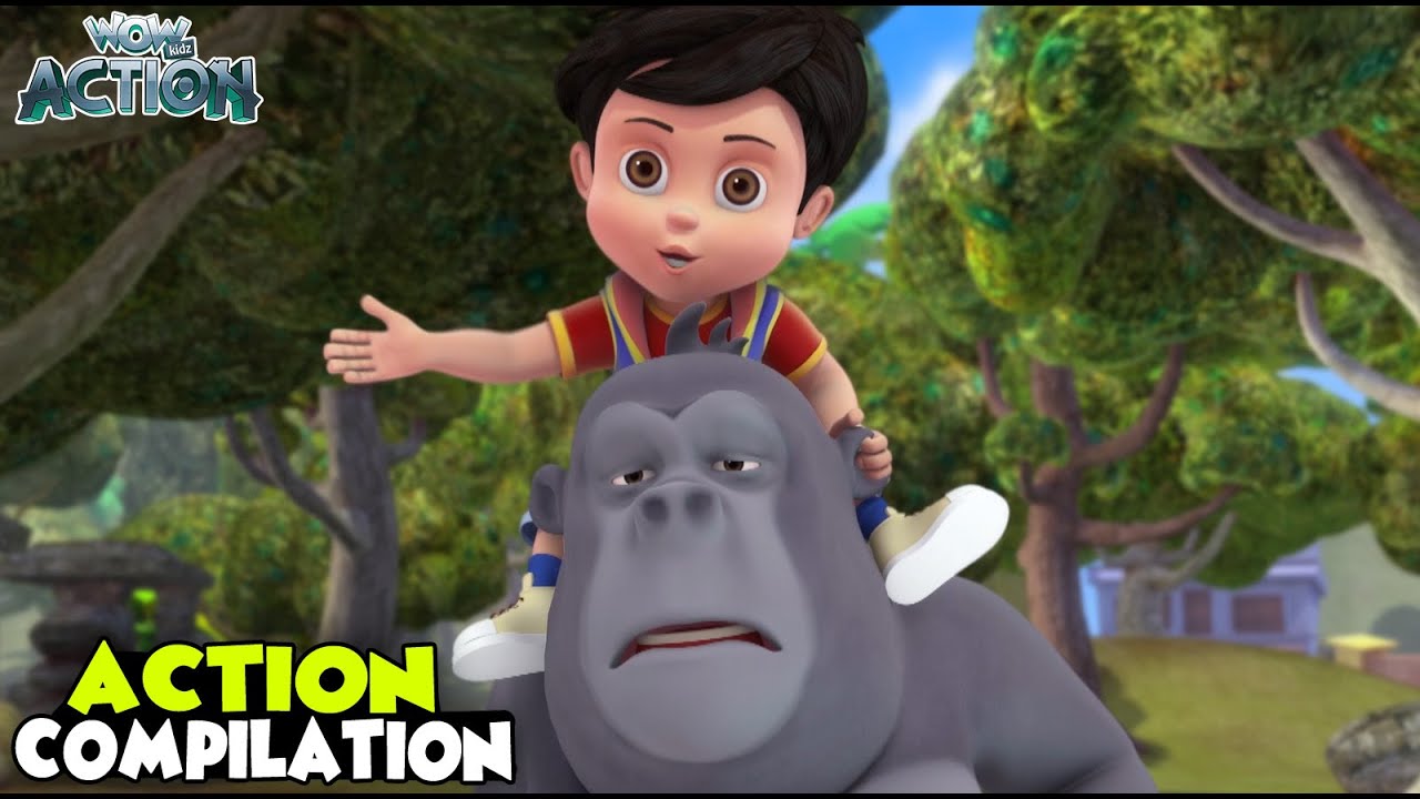 Bandar Ki Sawari | New Compilation | Vir: The Robot Boy | Hindi Cartoons For Kids