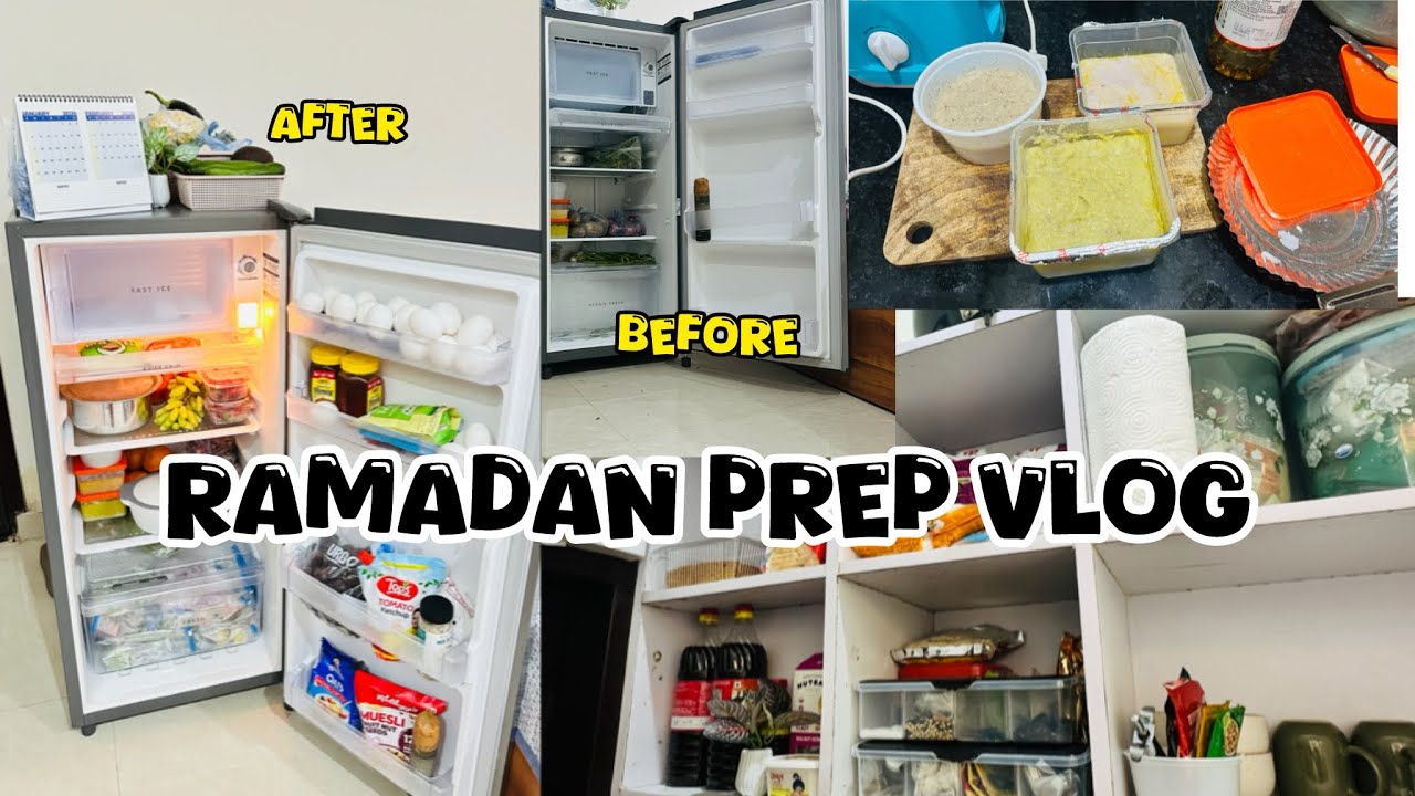 Ramzan 2026 Preparation: Kitchen & Fridge Organization! 🧺✨ Sab Tayyari Ho Gayi! | Ramadan Mubarak 