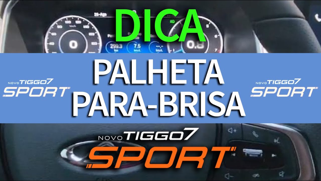 Tiggo 7 Sport 2025 - Dica como trocar palheta do para-brisa.