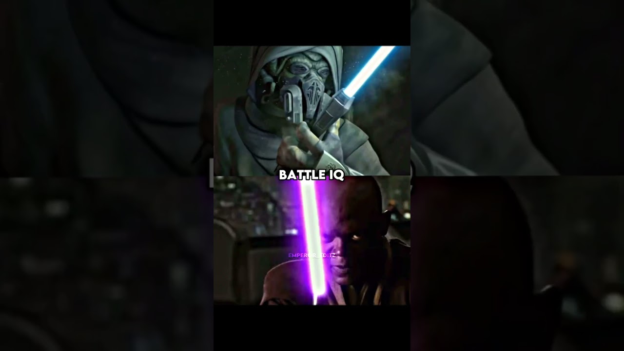 Plo Koon (TCW) VS Mace Windu (AOTC) #shorts #starwars