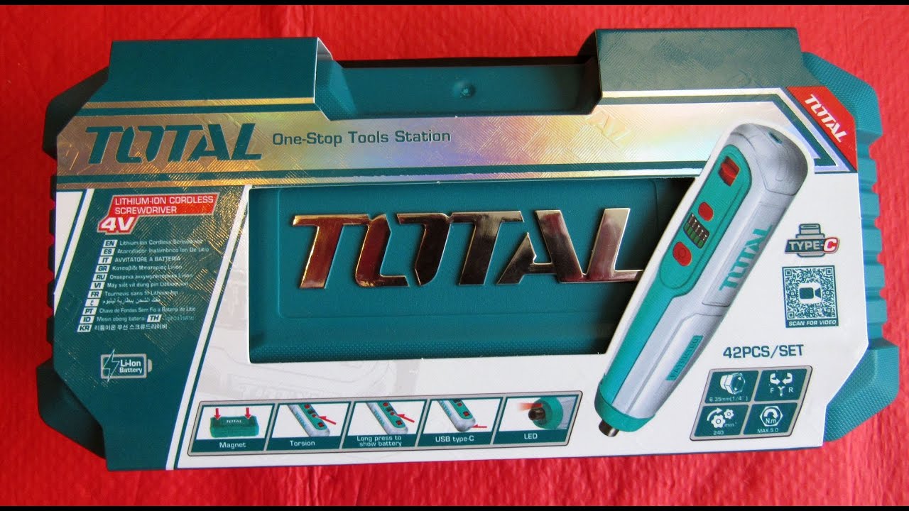 Аккумуляторная отвертка TOTAL TSDLI0406