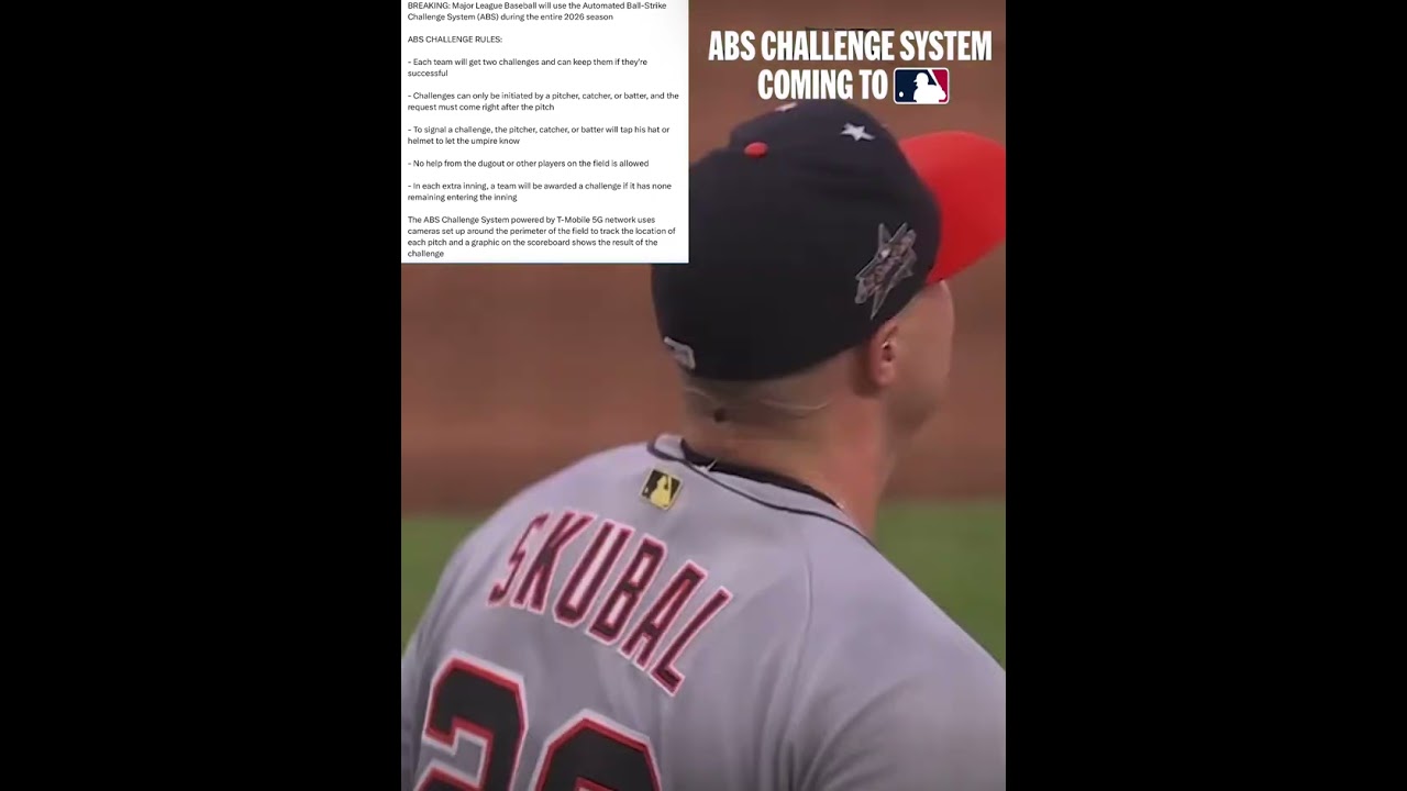 Breaking News | The ABS Challenge System is coming to MLB for the 2026 Season 
