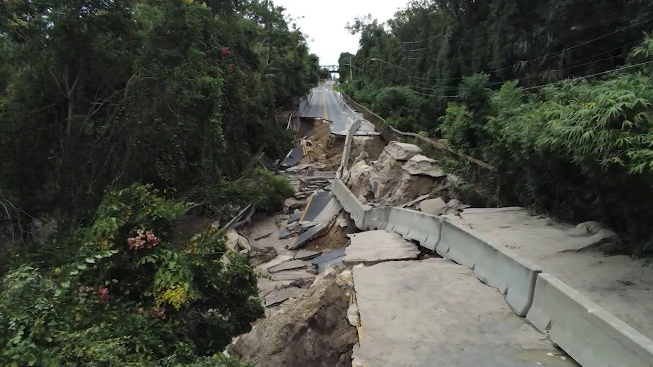 Washed-out major roads shut down indefinitely in Lake County