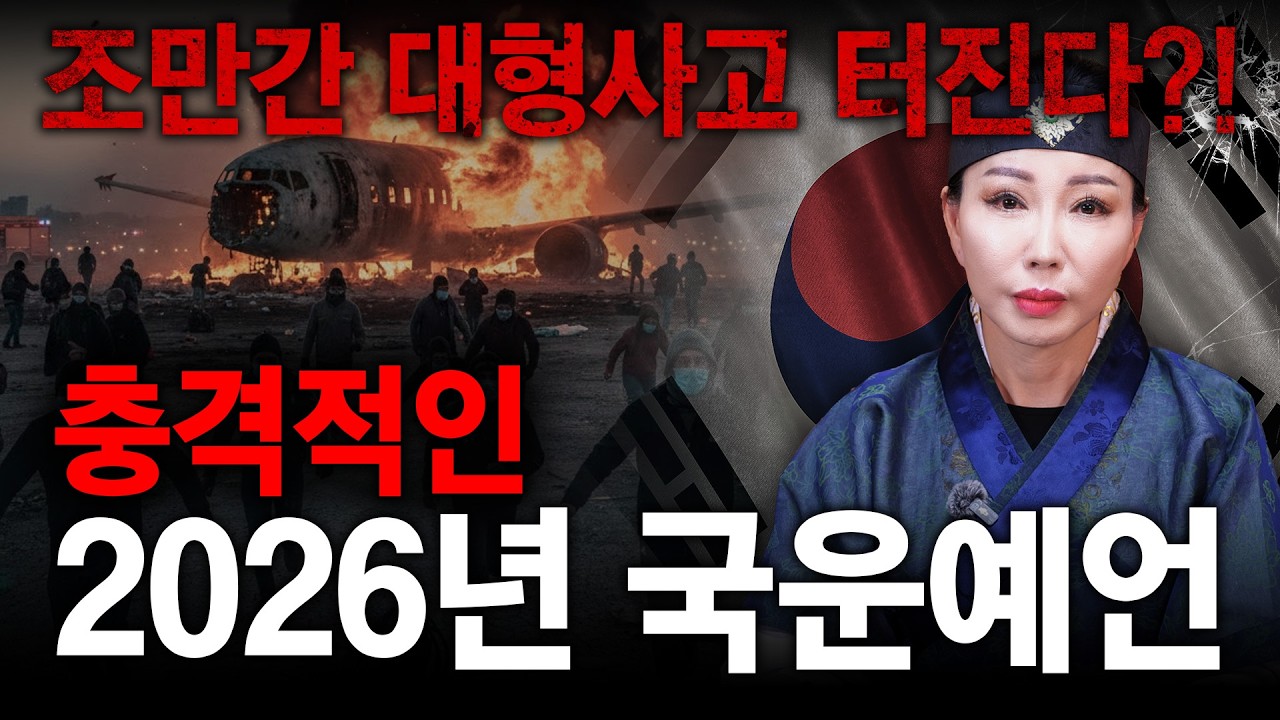 2026년 병오년 충격적인 대한민국 국운예언💥 조만간 나라가 뒤집어질  대형사고가 터진다?! 용한무당이 바라본 대한민국의 충격적인 미래.. 경악! / 2026년 병오년 국운예언