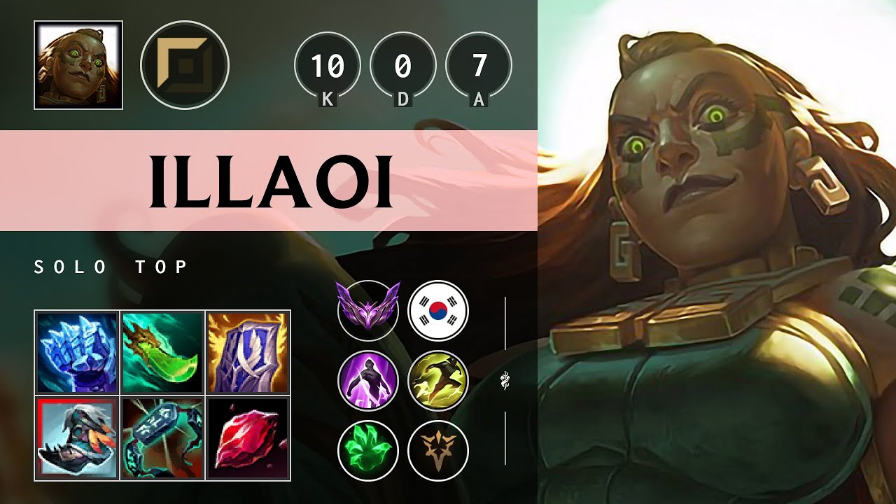 Illaoi Top vs Gangplank - KR Master Patch 25.10