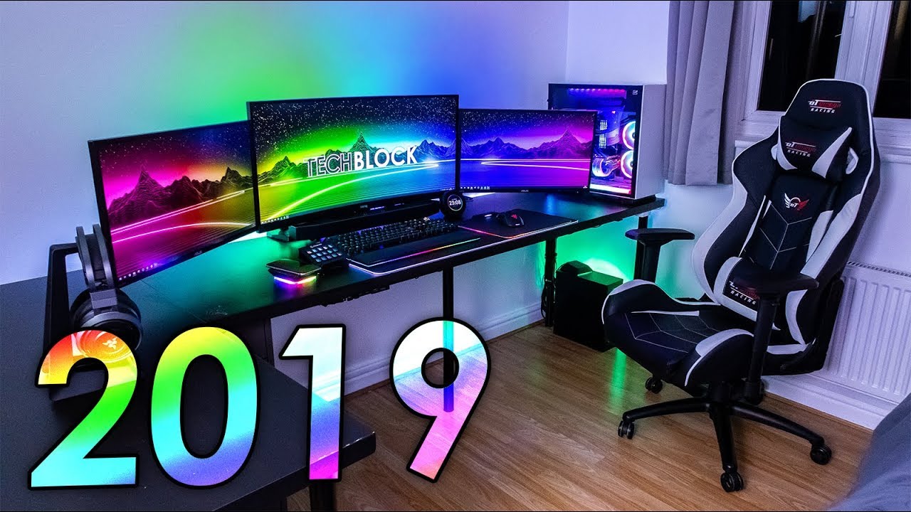 The ULTIMATE RGB Razer Gaming Setup Tour 2019