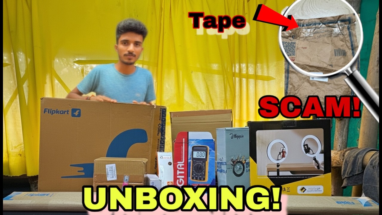Flipkart Mein Ho Gaya Scam! | Aaj Itna Sara Package Aaya – Unboxing🔥