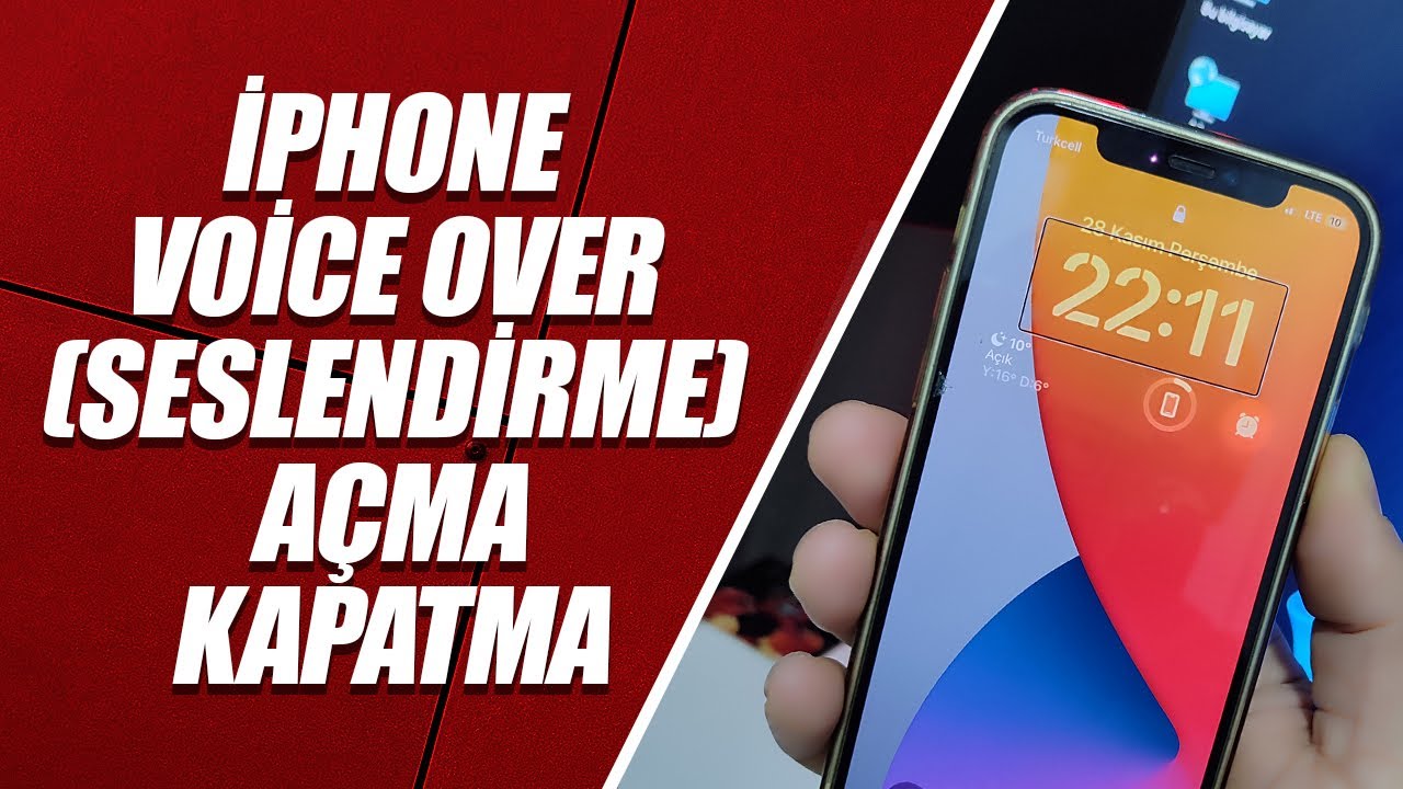 İPHONE VOİCE OVER (SESLENDİRME) NASIL AÇILIR & KAPATILIR?