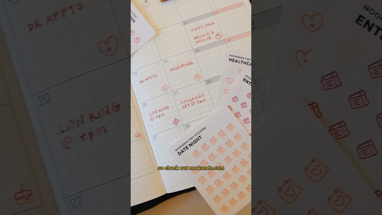 tiny planner stickers ✨ FREEBIES on nookends.com 