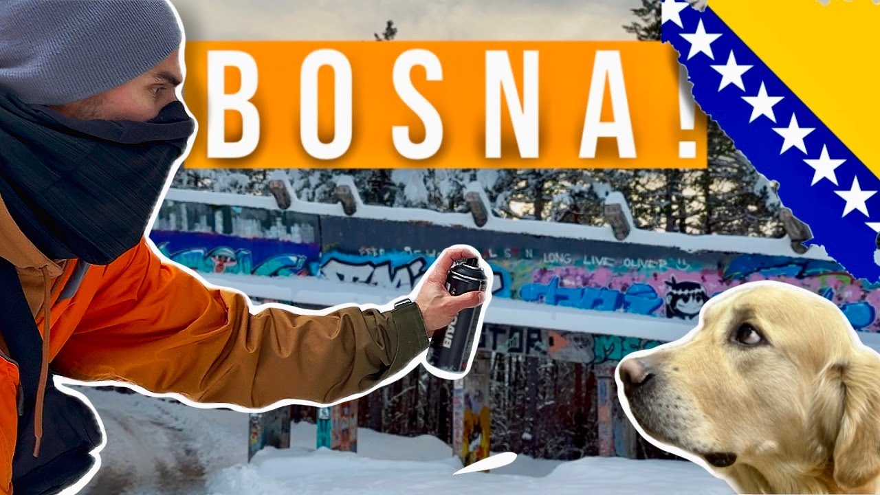 Posprejoval jsem Olympijskou bobovou dráhu! Eksrpedice do Bosny - vlog 01/2025
