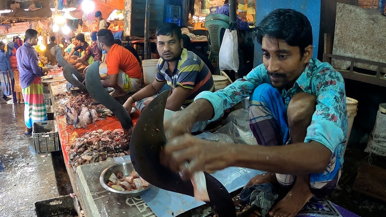 EP.66 วิถีชีวิตพ่อค้าตลาดสดมีพูวัน บังคลาเทศ | Life in Mipur1 Market Bangladesh