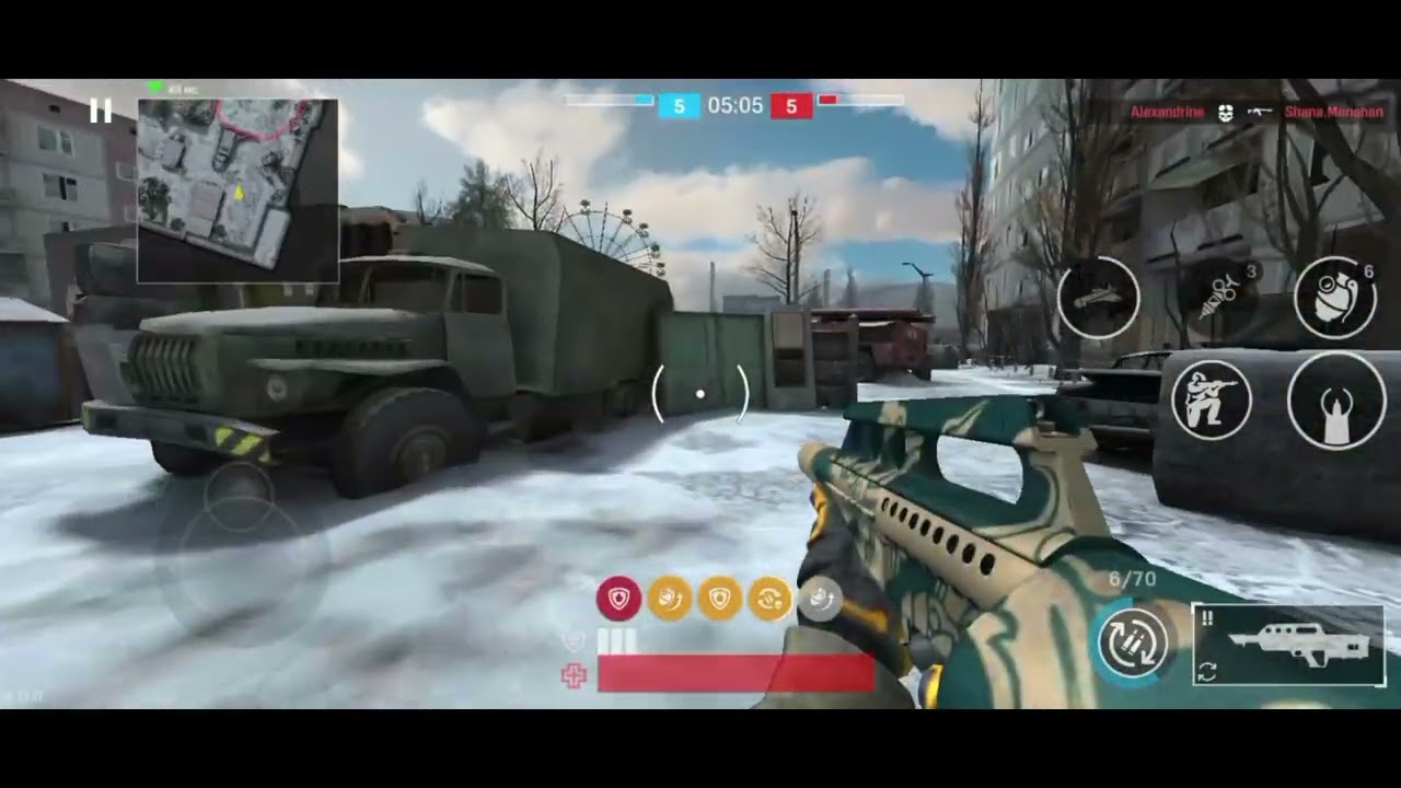 Геймплей игры Warface Go мясорубка на карте Зона Отчуждения