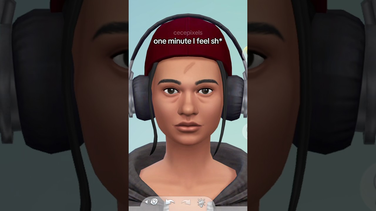 My sims glowup #createasim #sims4 #sims4cc #thesims4 #shorts #ts4