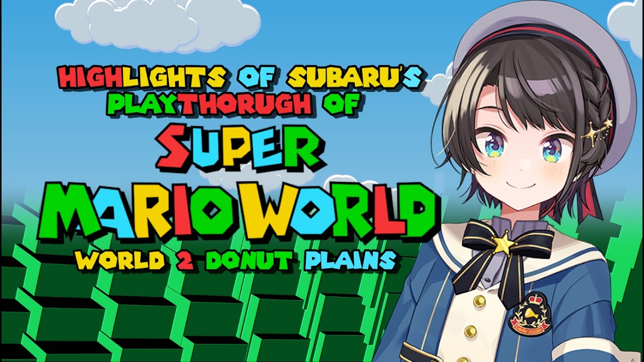 Subaru screams her way across the Donut Plains EN SUBS