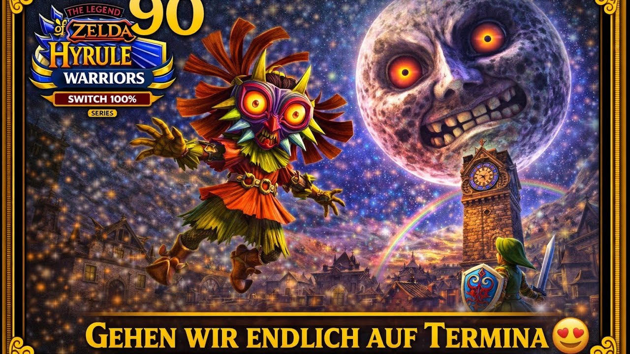 F90 – Hyrule Warriors: Definitive Edition | ENDLICH TERMINA! 🌙😱 Zeit für Majoras Welt