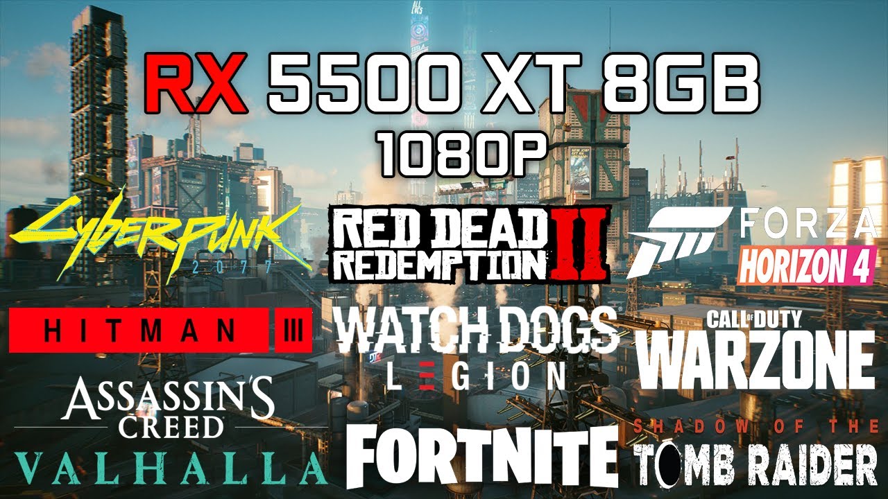AMD Radeon RX 5500 XT 8GB Test in 9 Latest Games in 2021