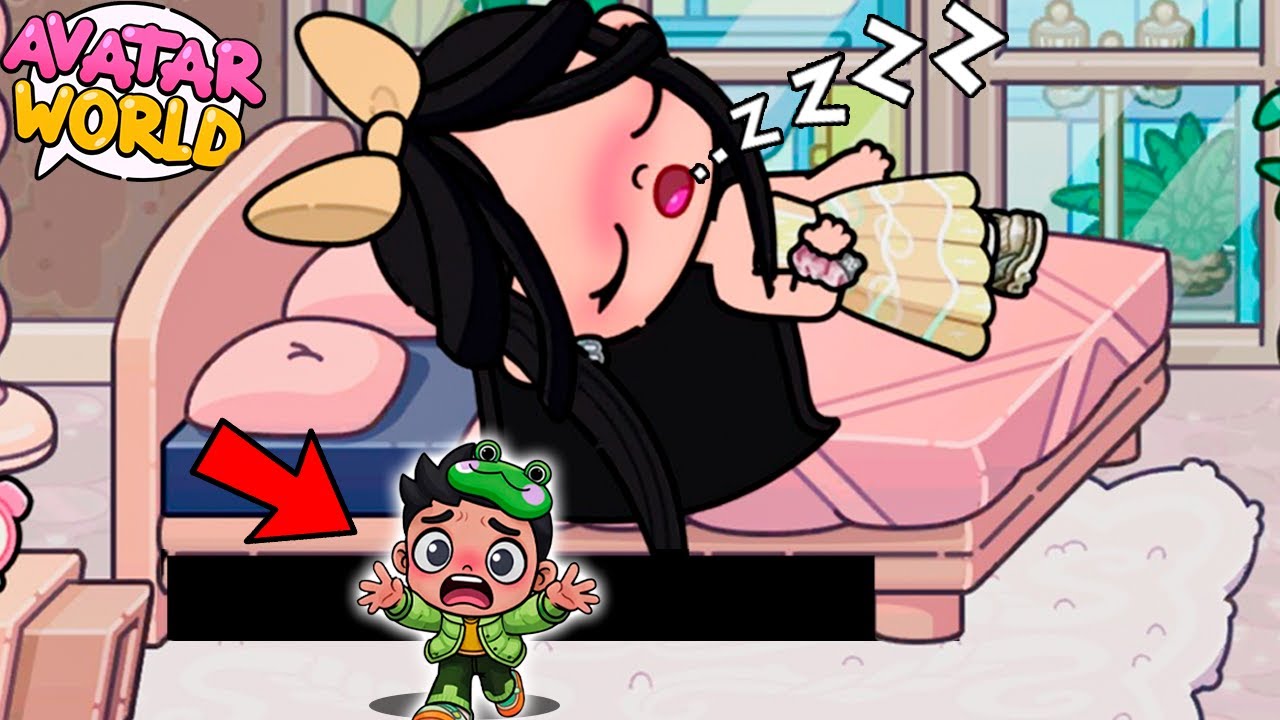 ¡PASO LA NOCHE BAJO LA CAMA de NALA en AVATAR WORLD! *DESCRUBI el PEOR SECRETO* 🐸 SIMBA