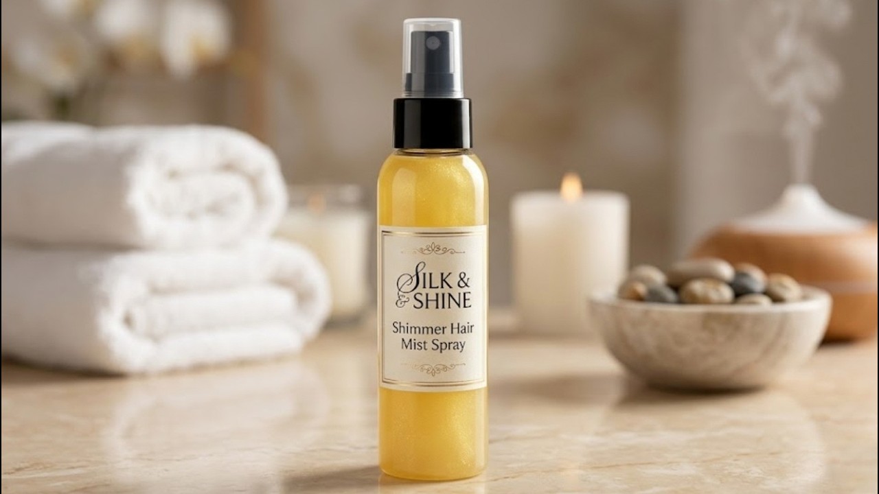 How To Make The Ultimate Silk & Shine Shimmer HAIR MIST Spray