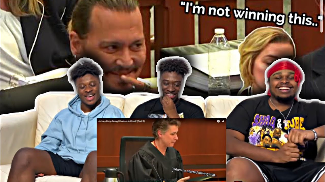 Johnny Depp Being Hilarious In Court Part 3 Reaction!