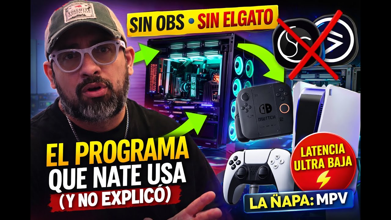 PotPlayer vs MPV con capturadoras: el tutorial completo que faltó en el PC gaming 2026 de Nate