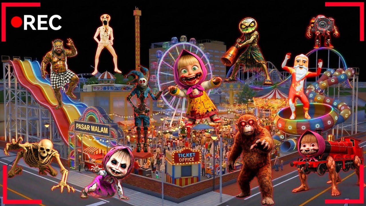 Yuta Mio Buat Wahana Pasar Malam Di Serang Banyak Pasukan Anomali Monster Di Kota Sakura 😱