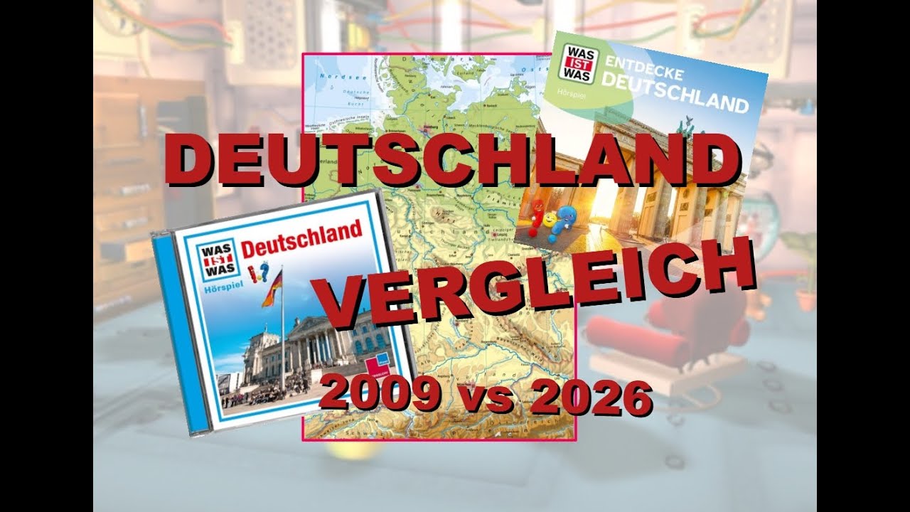 Westdeutschland oder Ostdeutschland? Theo, Tess und Quentin auf Reisen