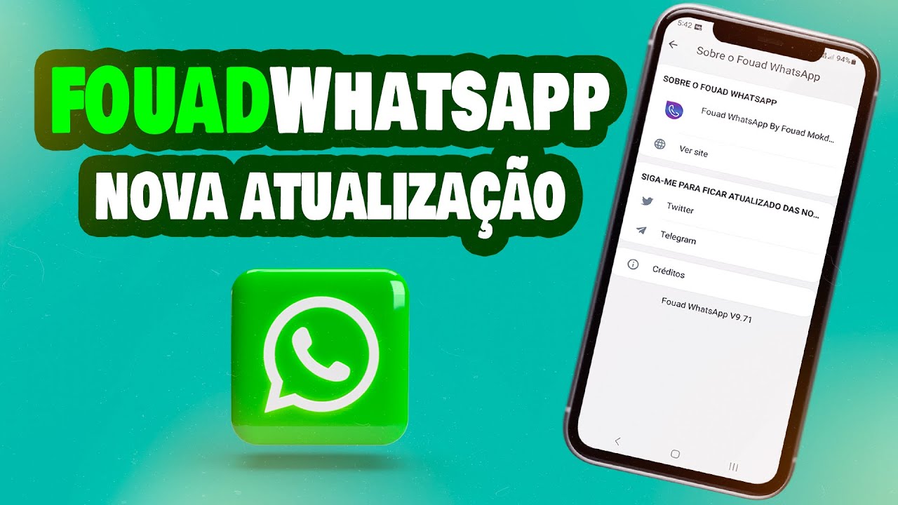 CHEGOU! FOUAD WHATSAPP ATUALIZADO COM NOVA FUN&Ccedil;&Atilde;O