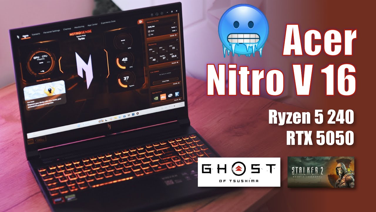 RTX 5050 на 8GB – ЦЕ ЗАКОННО? Чесний тест Acer Nitro V 16