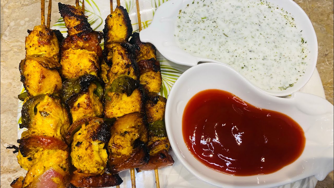 Chicken 🐔 Kabab Skewers recipe 