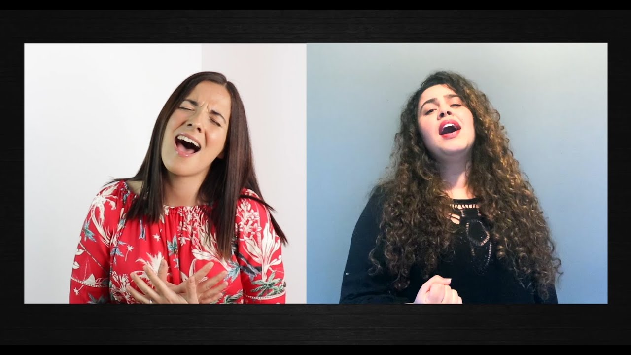 TOQUE MINHAS MĀOS - Vania Soares Szasz | Keroline Oliveira (Stay home cover vídeo)