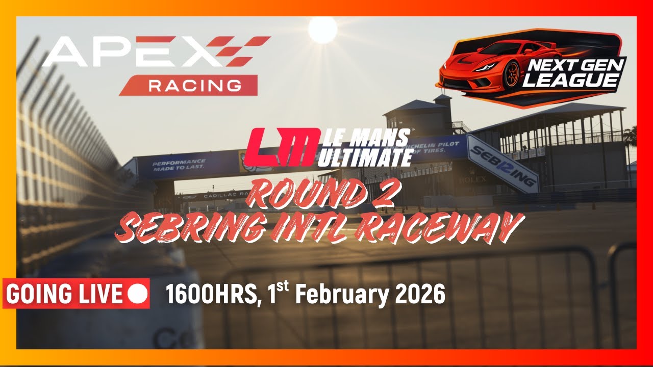 NEXT GEN LEAGUE - ROUND 2 - LE MANS ULTIMATE - SEBRING